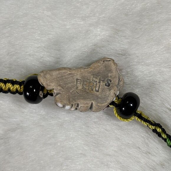 leps peru rabbit bracelet Hare Bunny Red Green Boho Cute Jewelry Cottontail Tan - Picture 3 of 5